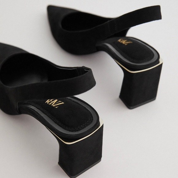 Zara Slingback Heels size 6 - Picture 3 of 5